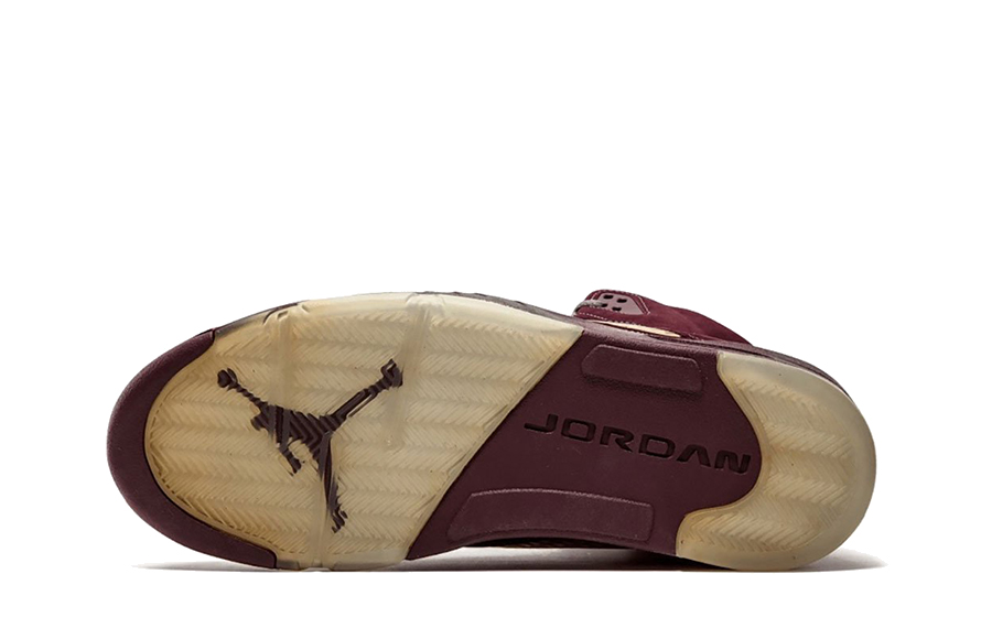 Replica Air Jordan 5 Burgundy