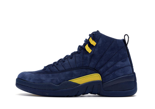 Jordan 12 Michigan fake shoes