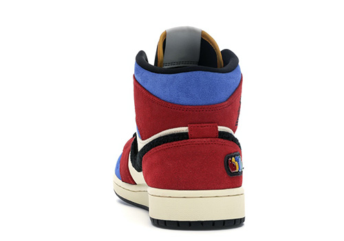 fake Jordan 1 Mid SE Fearless Blue the Great