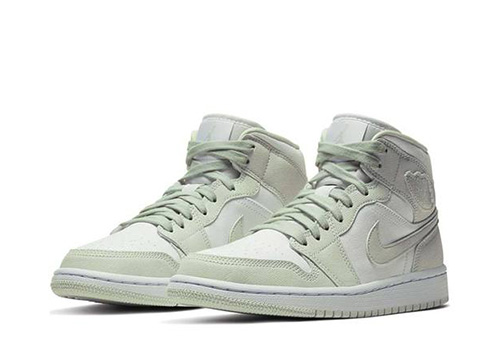 fake Jordan 1 Mid Spruce Aura