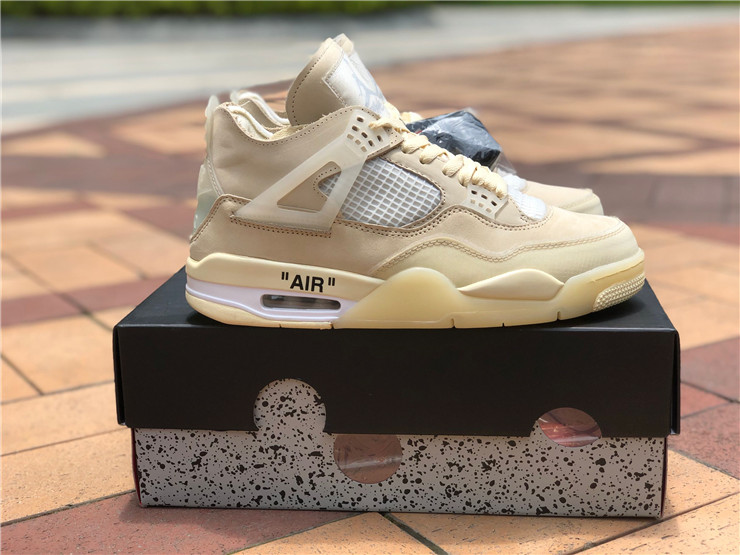 Jordan 4 Off White Sail - Buy Royalty Free 3D model by Joe-Wall (@joewall)  [64ed94e]