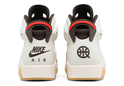 fake Jordan 6 Retro Quai54 Sail Brown (2020)
