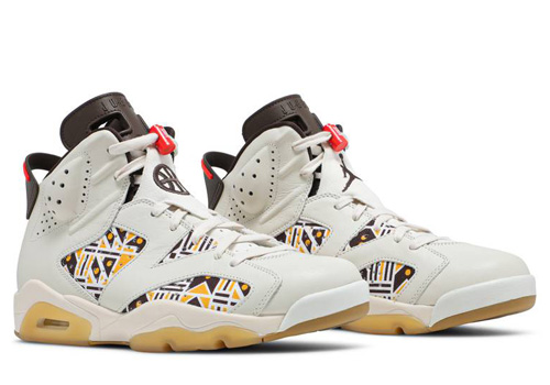 fake Jordan 6 Retro Quai54 Sail Brown (2020)