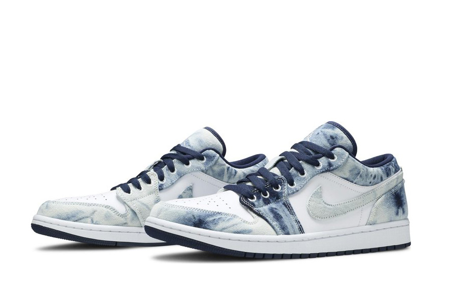 aj 1 Low Washed Denim