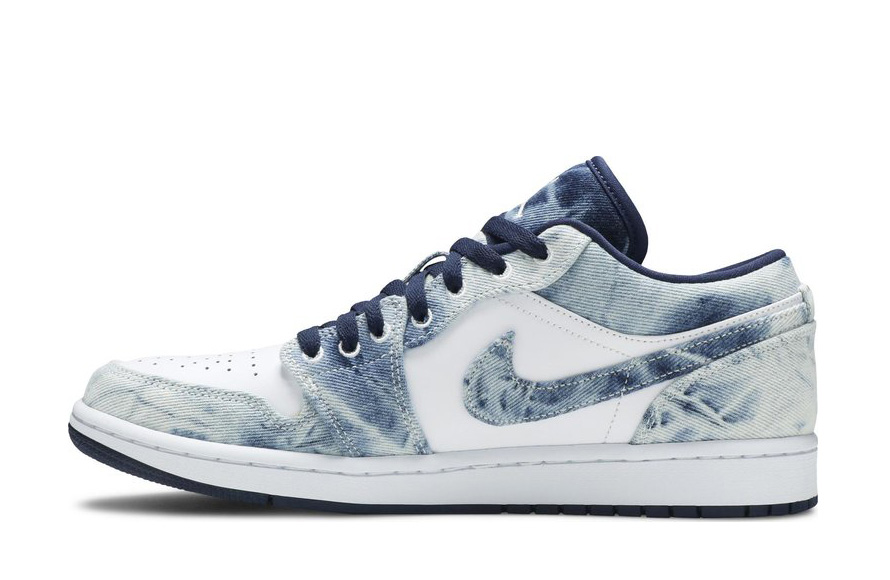aj 1 Low Washed Denim