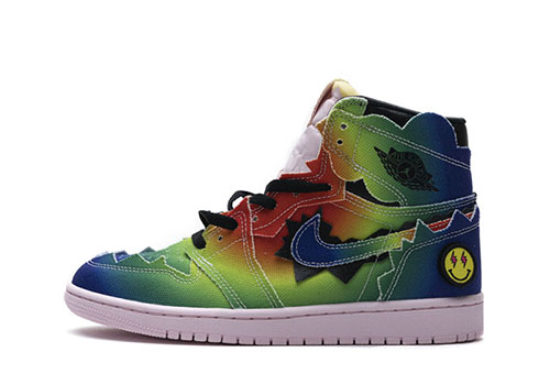 REPLICA J. BALVIN X AIR JORDAN 1 RETRO OG HIGH 'COLORES Y VIBRAS' –  PandaSneakers