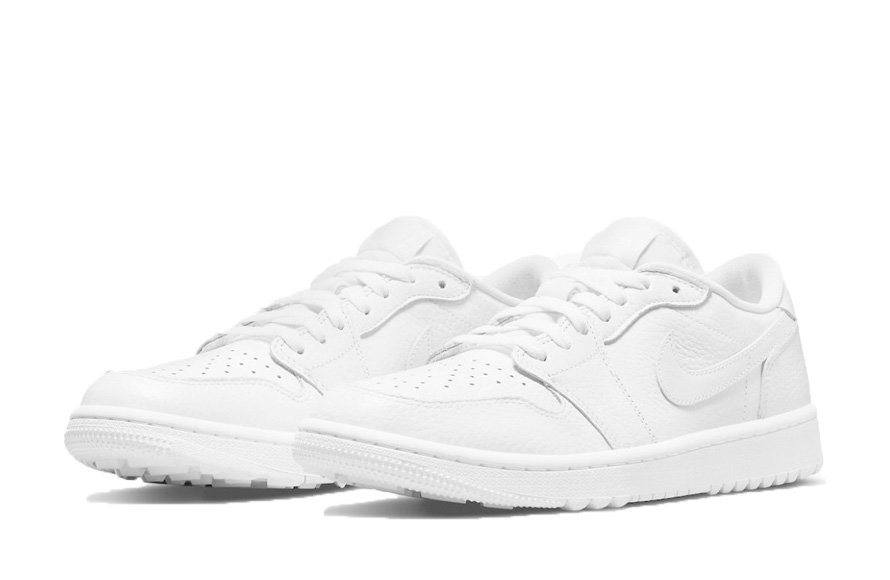 AJ 1 Low Golf  Triple White