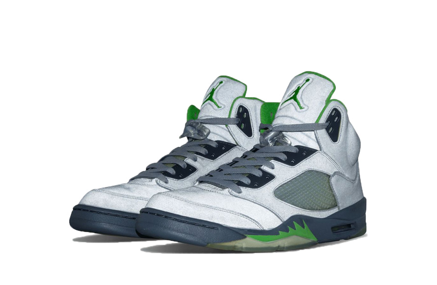 Fake Jordan 5 Green Bean
