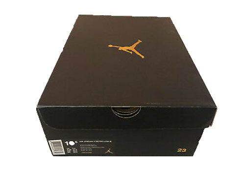 fake Jordan 11 Low IE Bred box