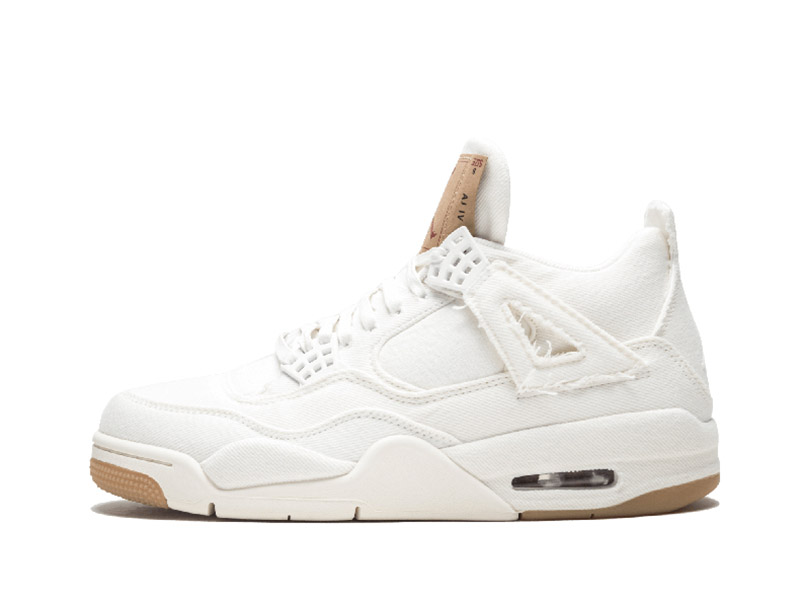 Levi's Jordan 4 White Denim fake