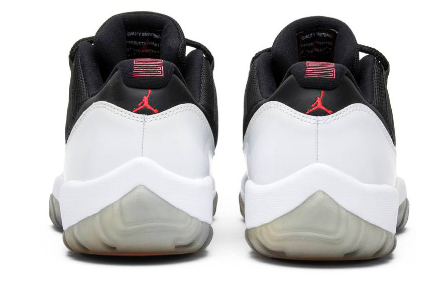 fake jordan 11 low tuxedo
