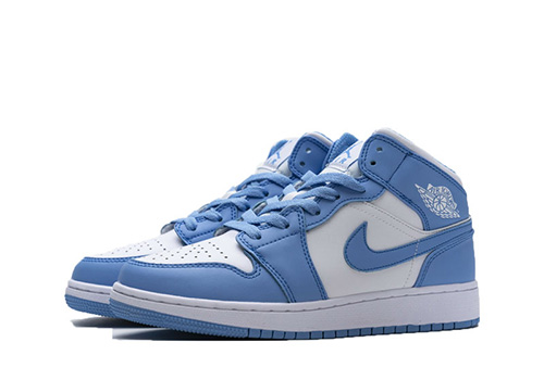 Jordan 1 Mid UNC fake