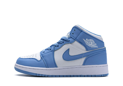 Jordan 1 Mid UNC fake