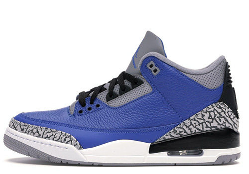 Jordan 3 Varsity Royal replica