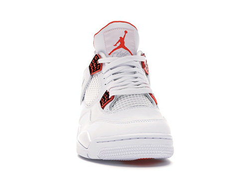 fake Jordan 4 Orange Metallic