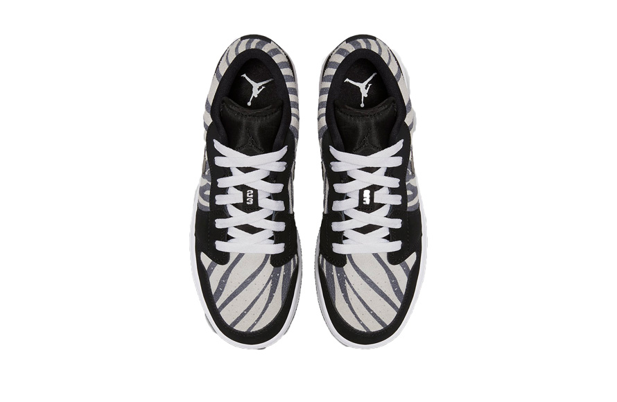 fake Jordan 1 Low Zebra GS