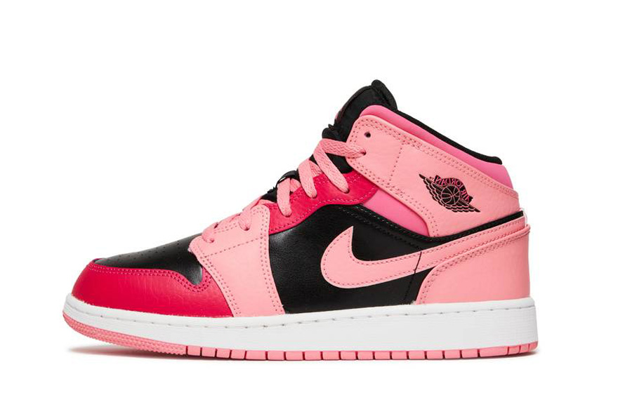 fake Jordan 1 Mid Coral Chalk Toddler