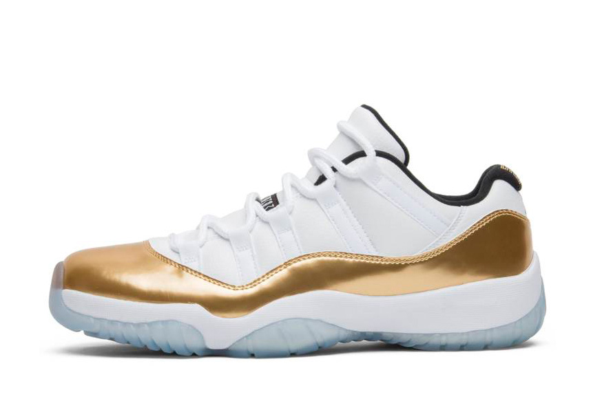 fake jordan 11 low gold