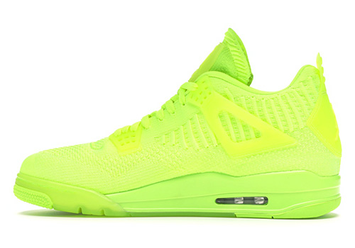 Air Jordan 4 Flyknit Volt fake