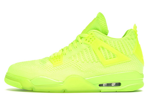 Air Jordan 4 Flyknit Volt fake