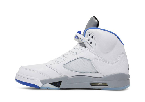 Jordan 5 White Stealth fake