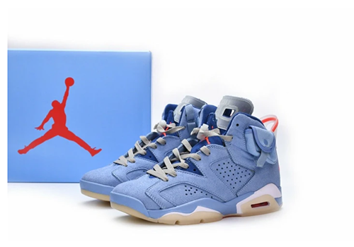 Travis Scott x Air Jordan 6 Houston Oilers fake