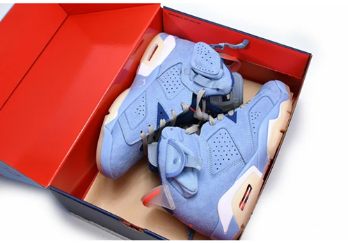 Travis Scott x Air Jordan 6 Houston Oilers fake