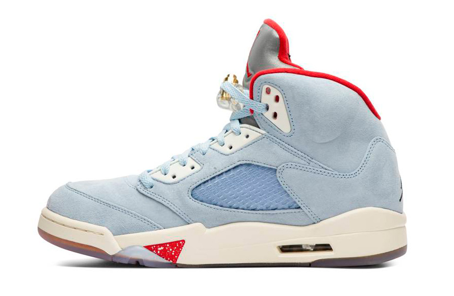 Fake Trophy Room Jordan 5 Ice Blue