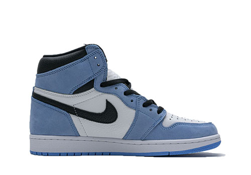 fake Jordan 1 Retro High White University Blue Black