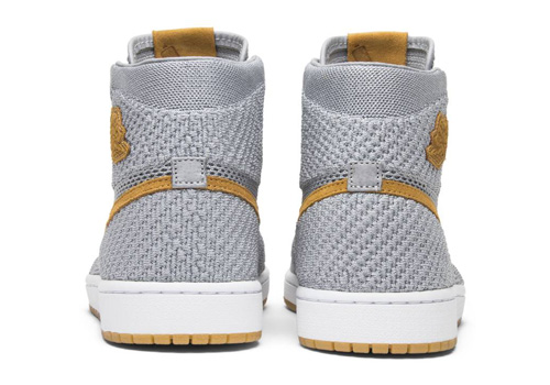 fake Jordan 1 Retro High OG Flyknit Wolf Grey