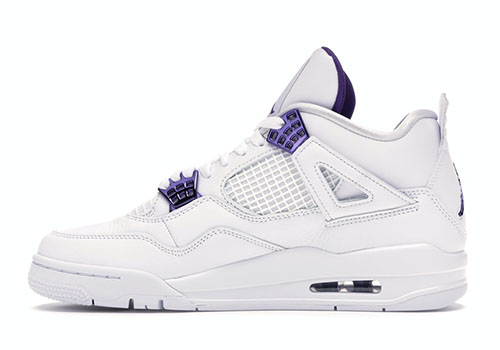 fake Jordan 4 Retro Metallic Purple