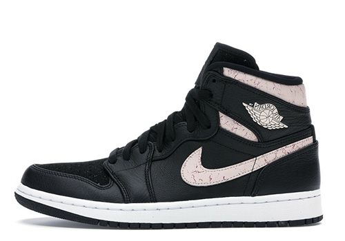 fake Jordan 1 Retro High Black Silt Red (W)