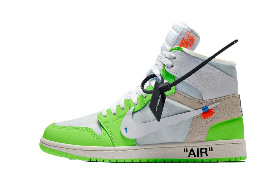 green off white jordan 1