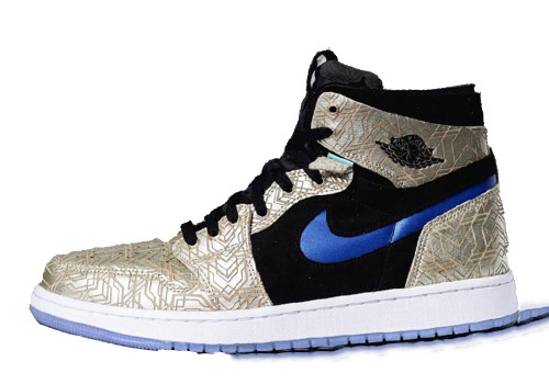 UA Jordan 1 Zoom CMFT Gold Laser