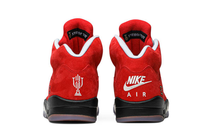 Knockoff Jordan 5 Trophy Room University Red