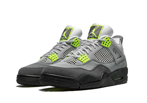 Jordan 4 Neon 95 fake