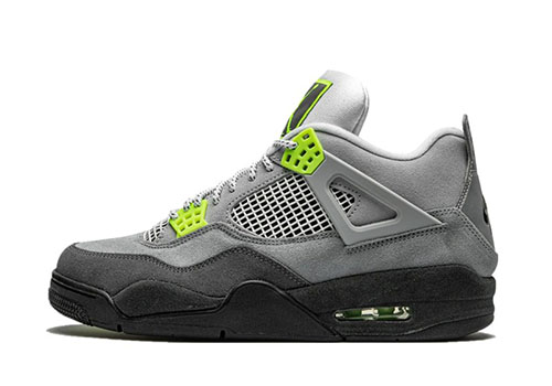 Jordan 4 Neon 95 fake