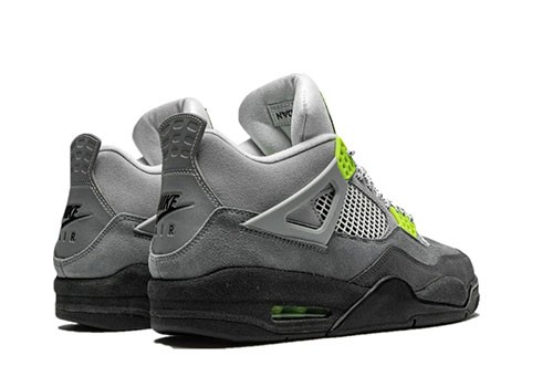 Jordan 4 Neon 95 fake